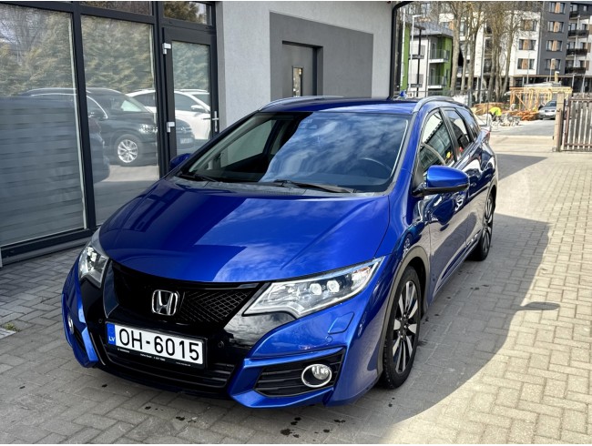 Honda Civic Tourer, 1.8 benzīns 104kw, Automāts, 169700km, 04.2015.g