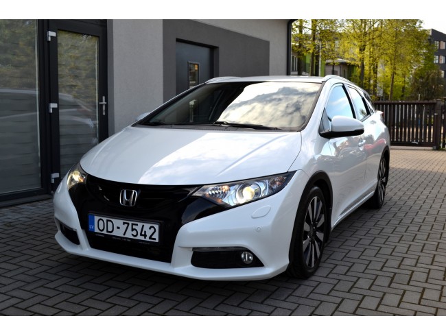 Honda Civic Tourer, 1.8 benzīns 104kw, Automāts, 119600km, 03.2015.g