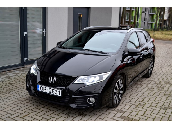 Honda Civic Tourer, 1.8 benzīns 104kw, Automāts, 237800km, 08.2015.g