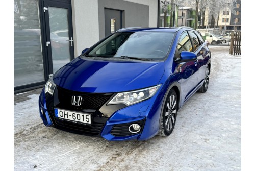 Honda Civic Tourer, 1.8 benzīns 104kw, Automāts, 169700km, 04.2015.g