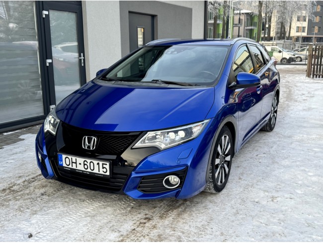 Honda Civic Tourer, 1.8 benzīns 104kw, Automāts, 169700km, 04.2015.g
