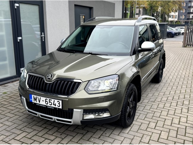 Skoda Yeti, 2.0 dīzelis 103kw, 4x4 pilnpiedziņa, 267300km, 06.2015.g